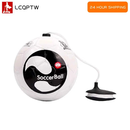 Football Training Ball Kick Soccer Ball Practice Belt TPU Size 2 Football Rope Touch Solo Kickwith String Beginner Trainer